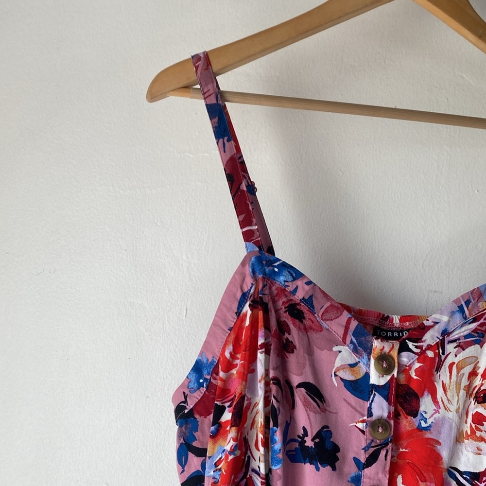 Torrid 5X Challis Seamed Cami Top - Picture 9 of 14